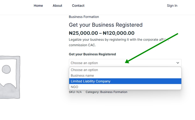 business name registration selection process